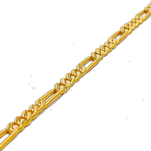 22k-gold-Distinct Interlinked Baby Bracelet 