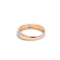 18k-gold-Ritzy Zig Zac Rose Gold Diamond Ring