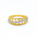 18k-gold-Fancy Contemporary Diamond Ring
