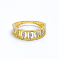 18k-gold-Delicate Dressy Diamond Ring 