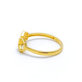 18k-gold-Distinct Honey Comb Diamond Ring 