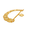 21k-gold-gorgeous-engraved-bracelet-w-hanging-charm