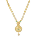 3 PIECE LONG GOLD NECKLACE SET