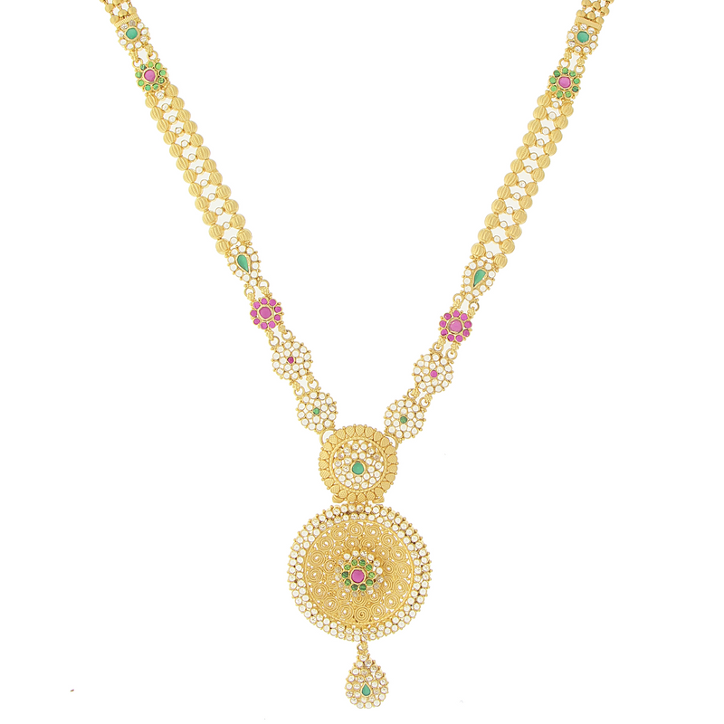 3 PIECE LONG GOLD NECKLACE SET