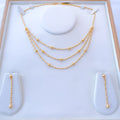 Gold Bead + Lara Necklace Set