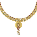 3 Piece Oxidized Kundan Necklace Set