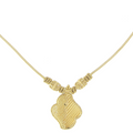 3 Piece Plain Gold Necklace Set