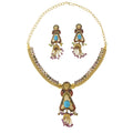 3 Piece Oxidized Necklace Set