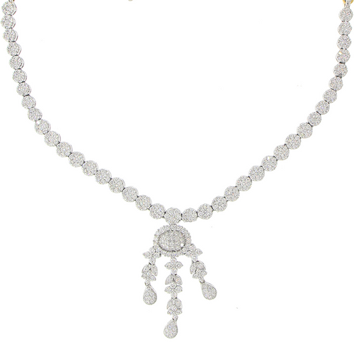 3-PIECE DIAMOND NECKLACE SET