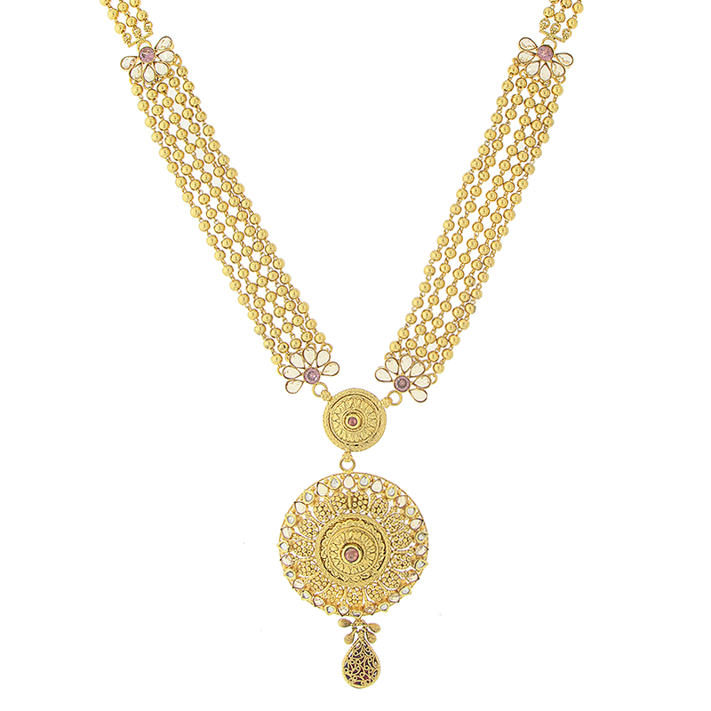 3 Piece Long Oxidized Necklace Set