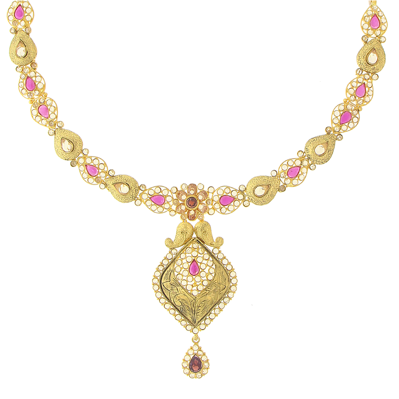 OXIDIZED PARAB NECKLACE SET