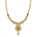 3 Piece Oxidized Kundan Necklace Set