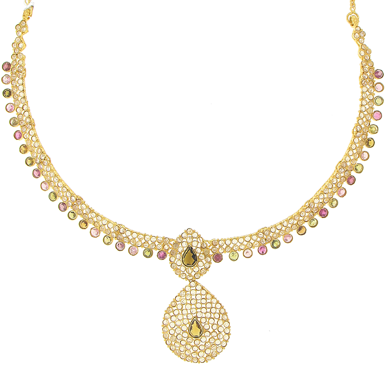 OXIDIZED PARAB NECKLACE SET
