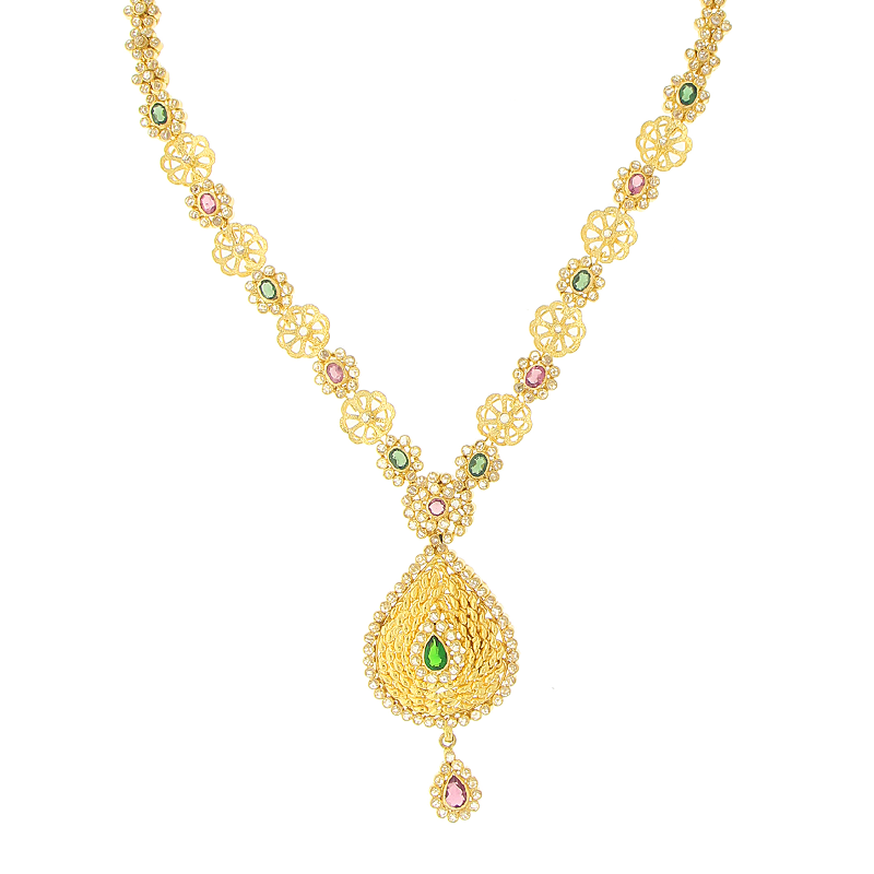 OXIDIZED PARAB NECKLACE SET
