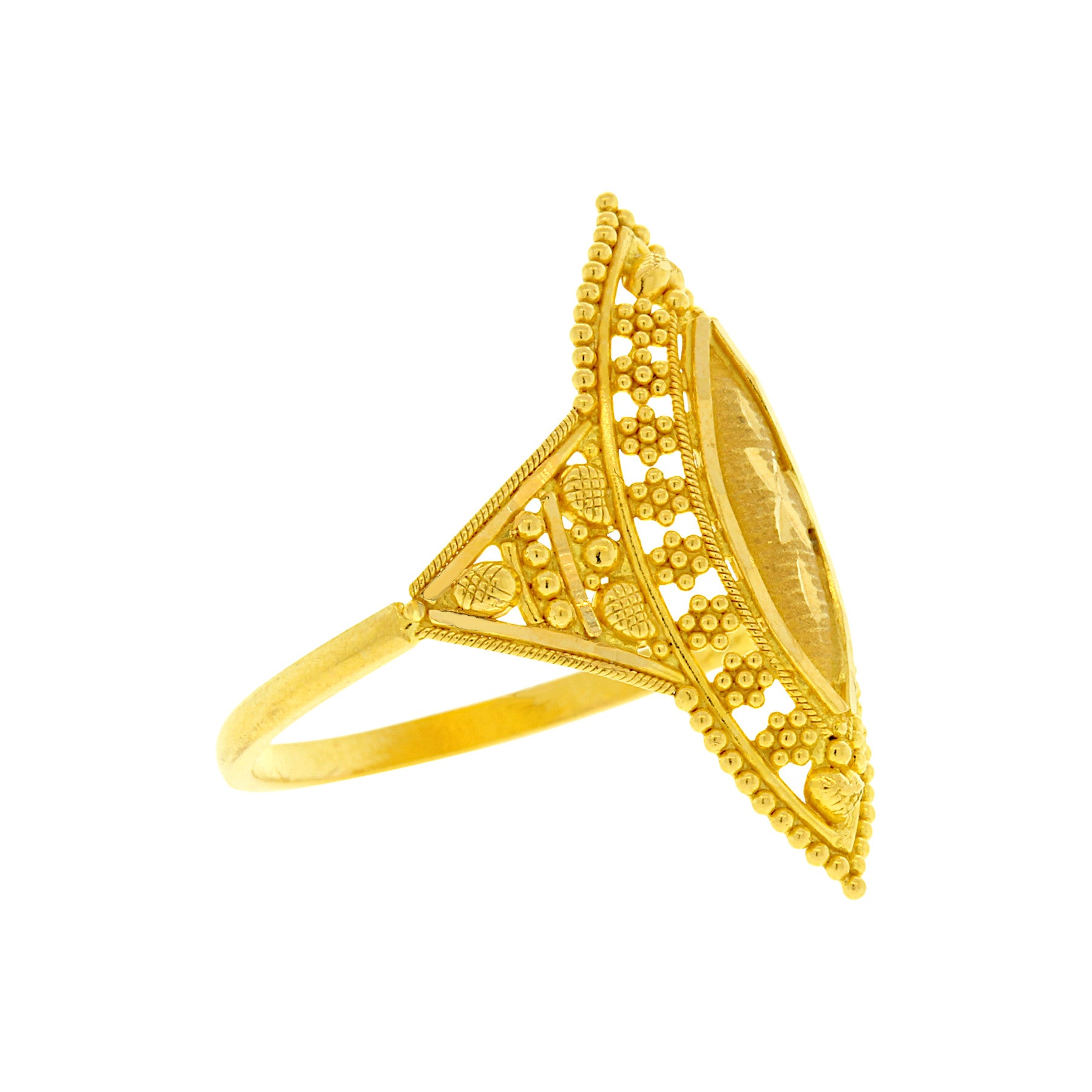 Certified Oval Shape Emerald Ring, Panna Ring - Shraddha Shree Gems