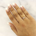 Solitaire Style Rose Gold Diamond Ring