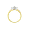 Diamond Sunburst Ring