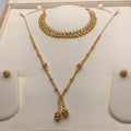 Exclusive Shiny Necklace 22k Gold Set w/Bracelet