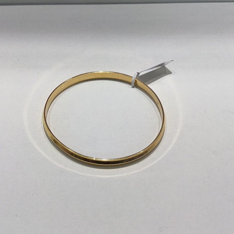 Custom gold bangle