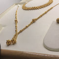 Exclusive Shiny Necklace 22k Gold Set w/Bracelet