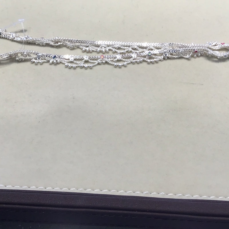 silver anklet