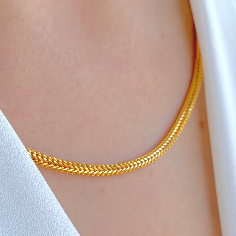 Round Interlink Fox Chain – Andaaz Jewelers
