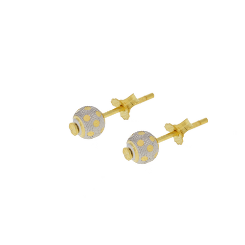 Classic White Gold Earrings